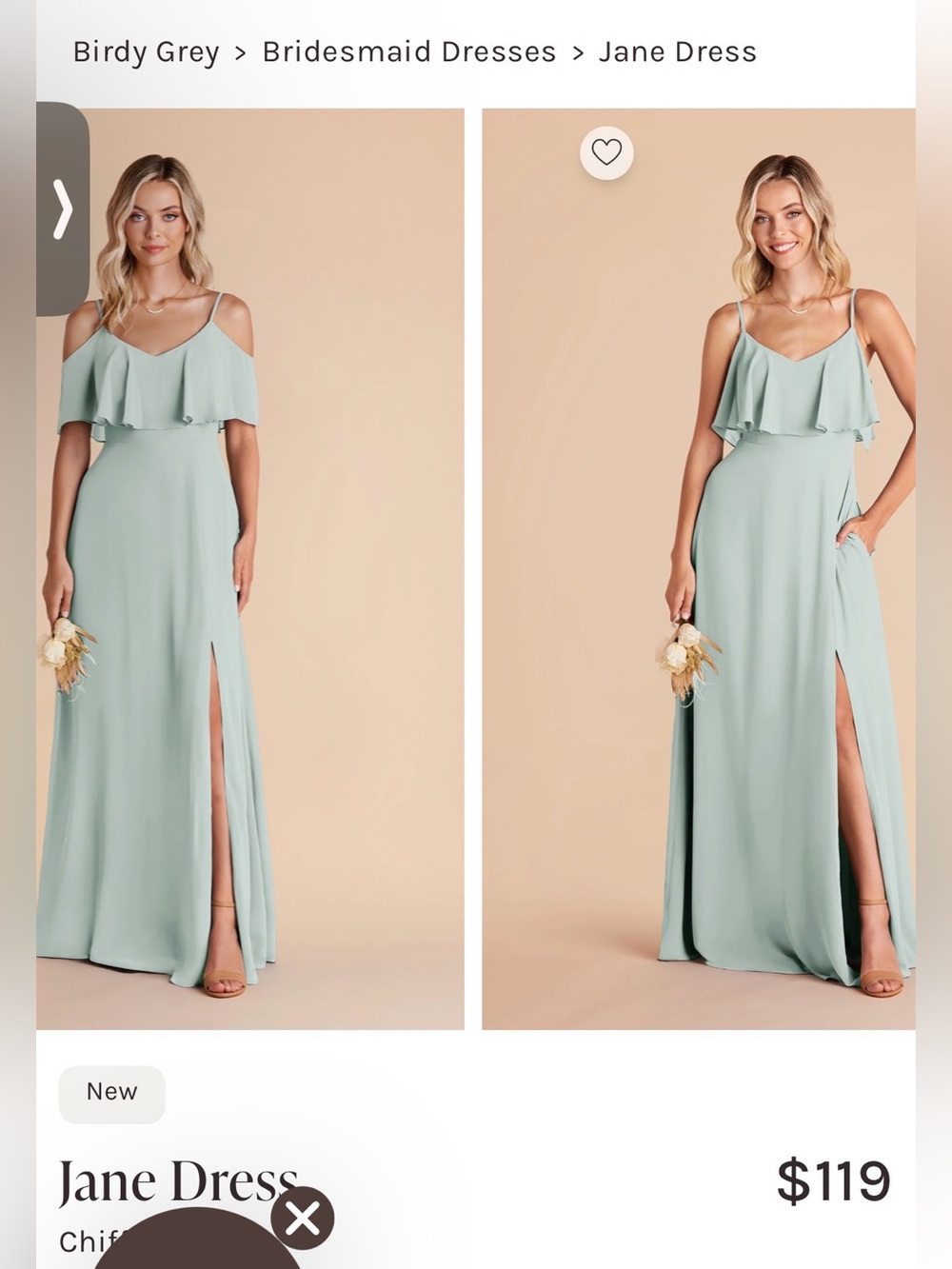 Birdy Grey Dress in Sage Green